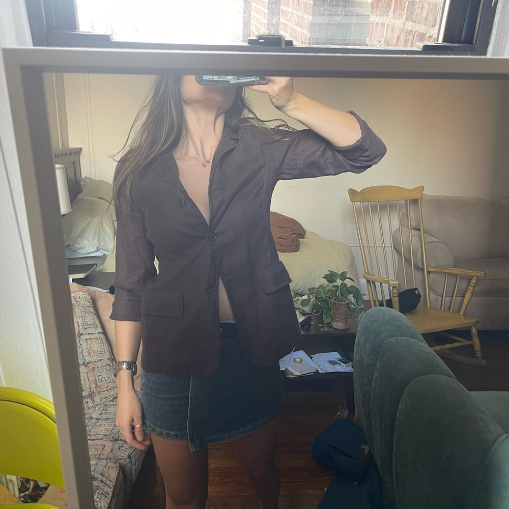 Chic Brown Blazer